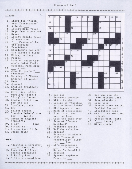 Crossword 24.0