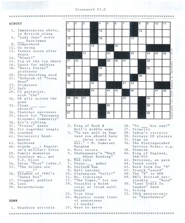 Crossword 47.0